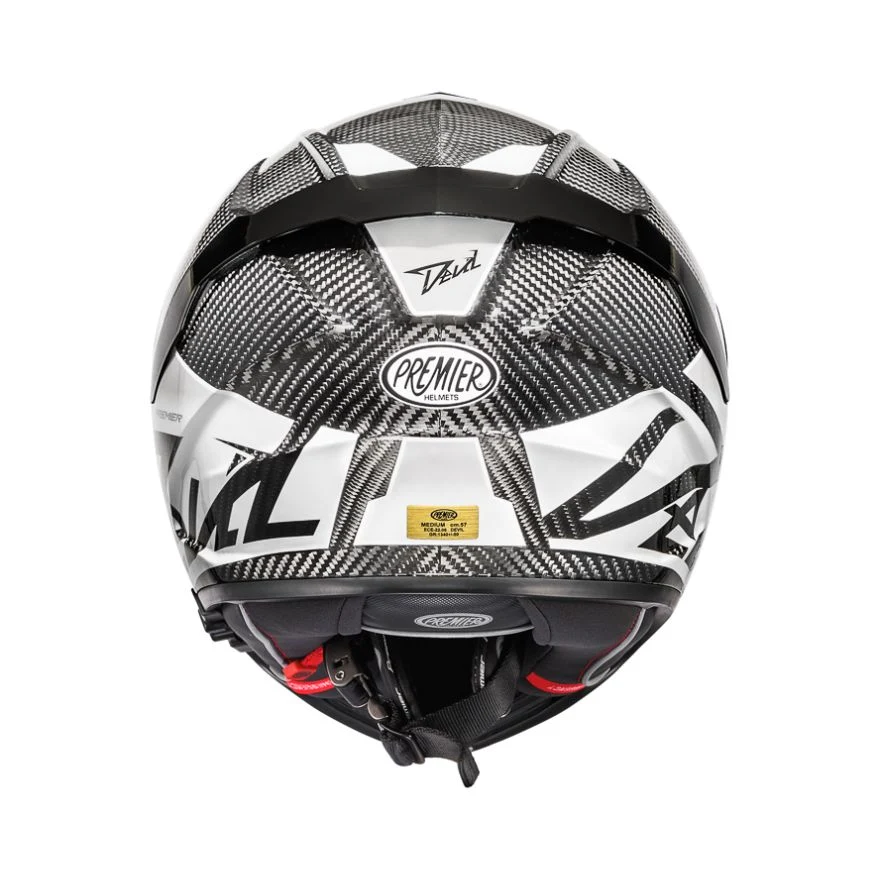 PREMIER CASCO DEVIL KOOLSTOF MN8 NEGRO BLANCO Mn8