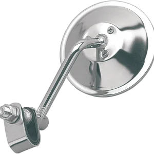 Espejo Retrovisor Redondo Allround Chrome Clamp-On Round Mirror 4" Stem
