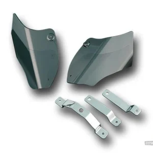 LED waarschuwings Saddle Shields H-D Heat Deflectors Reflective Harley-Davidson