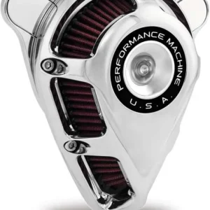 Jet Air Air Cleaner Verchroomd Harley-Davidson met borstelkop