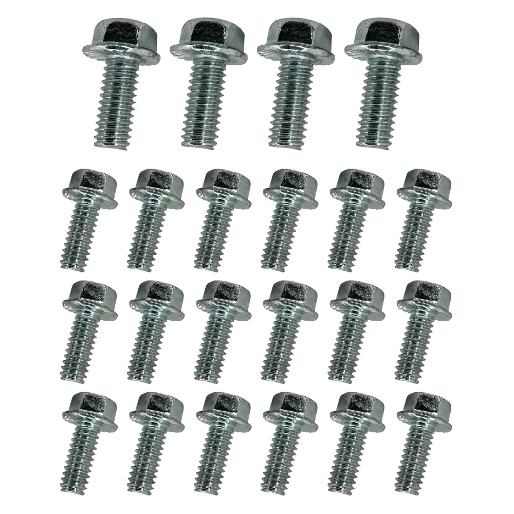 Stainless Steel Oil Pan Bolt Kit Chevy and Ford Small Block V8 Engines - SBC & SBF (22 pcs)