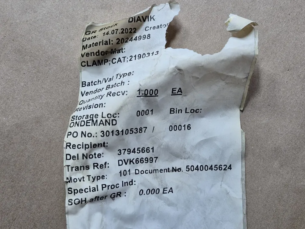 155.7 mm to 163.6 mm Diameter T-Bolt Clamp 219-0313