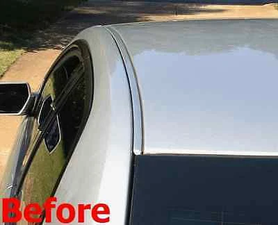 1997-2003 Chevy Malibu Zwart Carbon Fiber Roof Top Trim Molding Kit