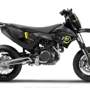 Carbon look KTM GRAPHICS - "SCANNER" (darkly)