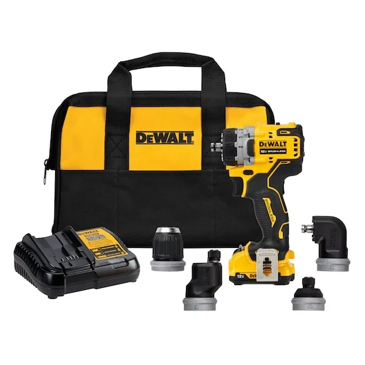 DEWALT XTREME 12V MAX* Brushless Accu-aangedreven 5--1 Drill/Driver Kit