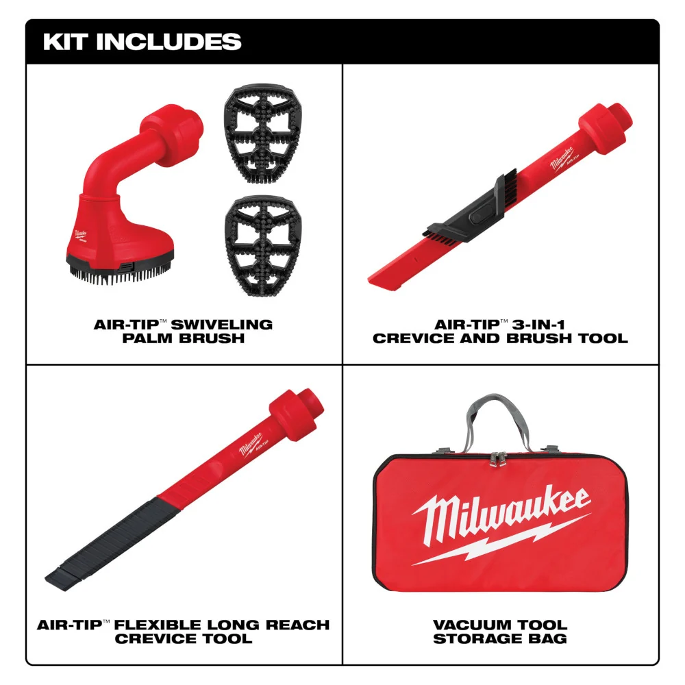 MILWAUKEE AIR-TIP™ 3 PC. Automotive Vacuum Tool Kit voor Audi A3 8V