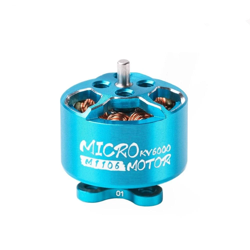 T-motor MICRO M1106 KV6000 6000KV Brushless Outrunner Freestyle Motor FPV RC 90mm 110mm Drone