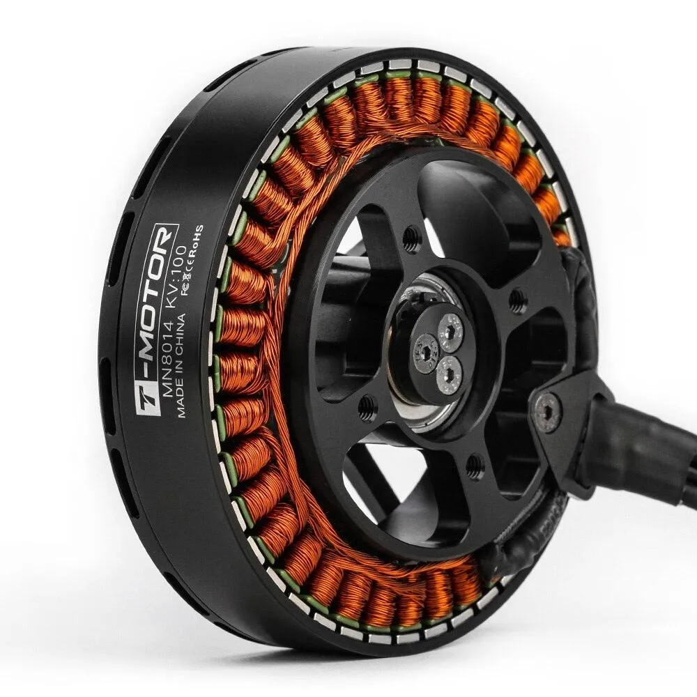 T-motor MN8014 KV100 12S Brushless Motor - Max Thrust 13.9KG Antigravity 8014 Outrunner Motor Multirotor RC Drone VTOL