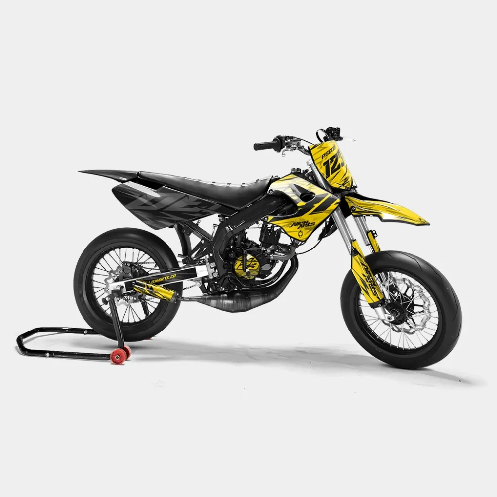 0RBIS - Decoratieset DERBI 50cc - Donkergeel
