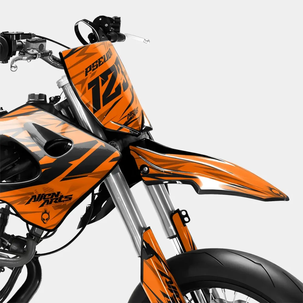 0RBIS - Decoratieset DERBI 50cc - Oranje