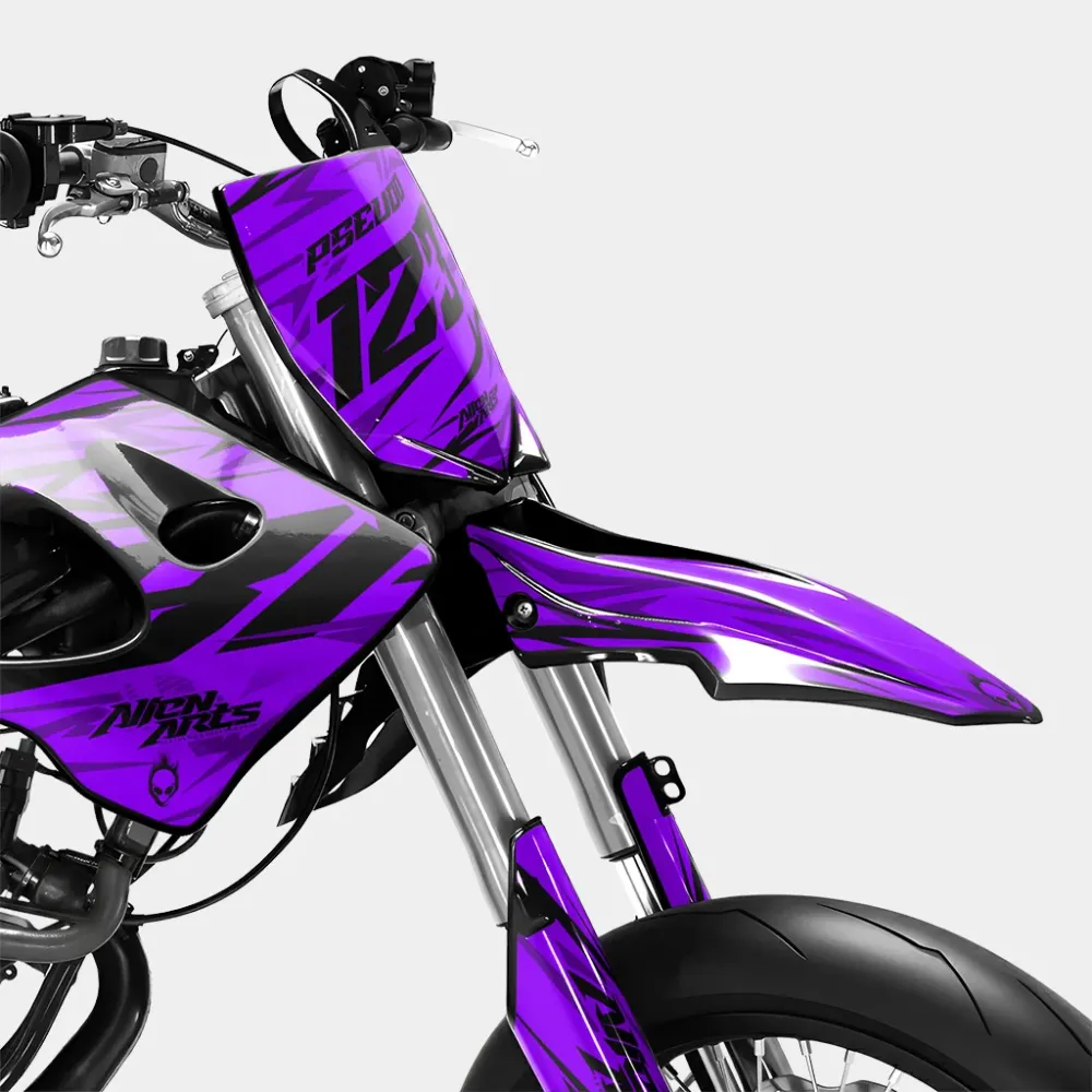 0RBIS - Decoratieset DERBI 50cc - Paars