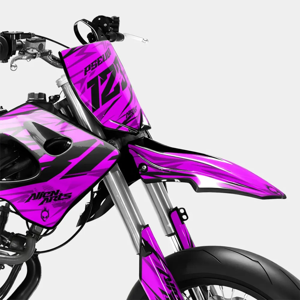 0RBIS - Decoratieset DERBI 50cc - Roze