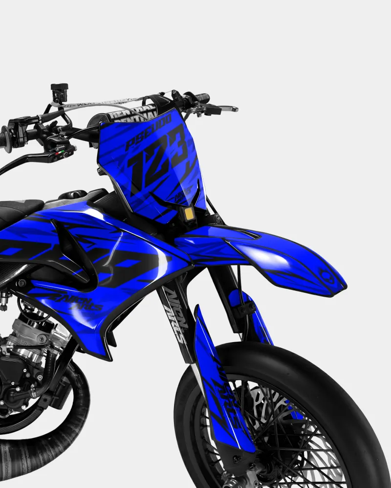0RBIS - Decoratieset YAMAHA DT 50cc - Donkerblauw
