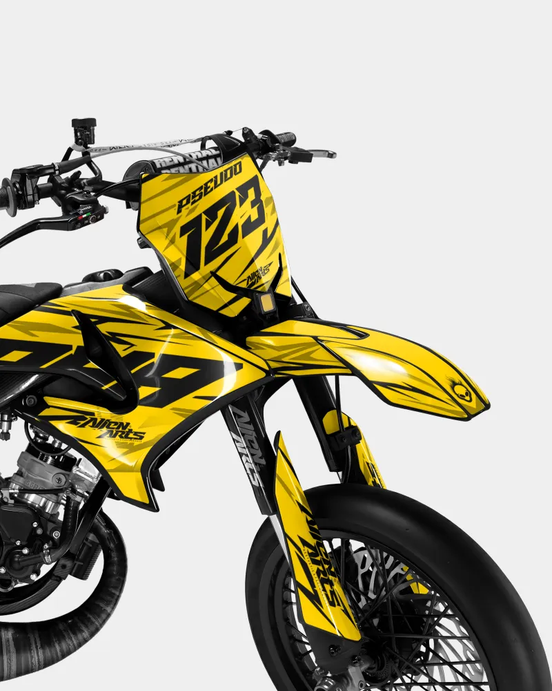 0RBIS - Decoratieset YAMAHA DT 50cc - Donkergeel