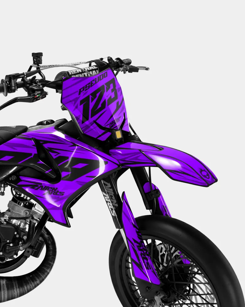 0RBIS - Decoratieset YAMAHA DT 50cc - Paars