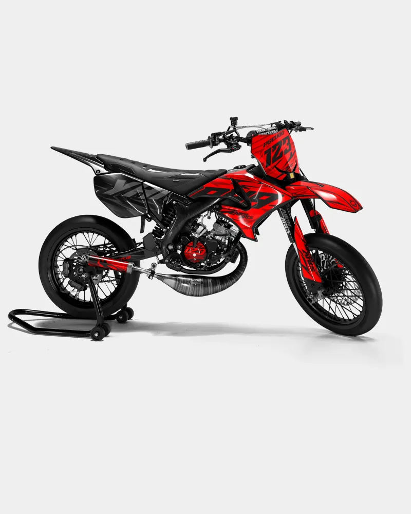 0RBIS - Decoratieset YAMAHA DT 50cc - Rood