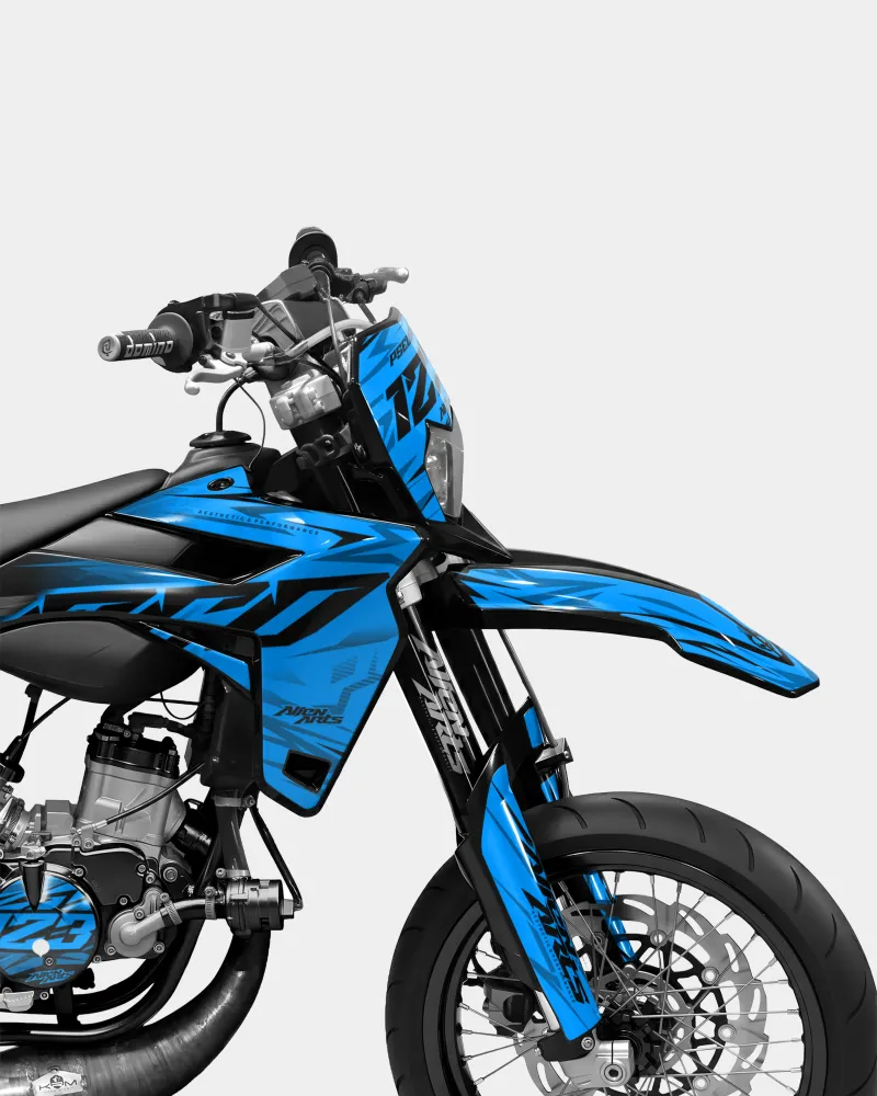 0RBIS - SHERCO 50cc decoratieset - Blauw
