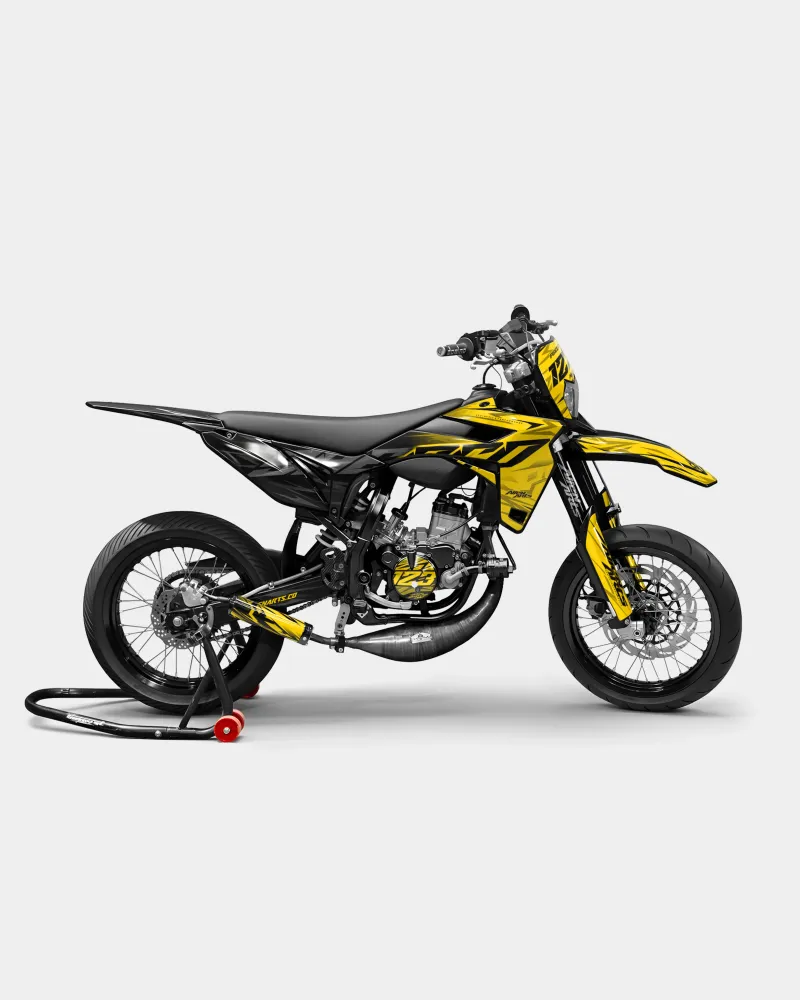 0RBIS - SHERCO 50cc decoratieset - Donkergeel