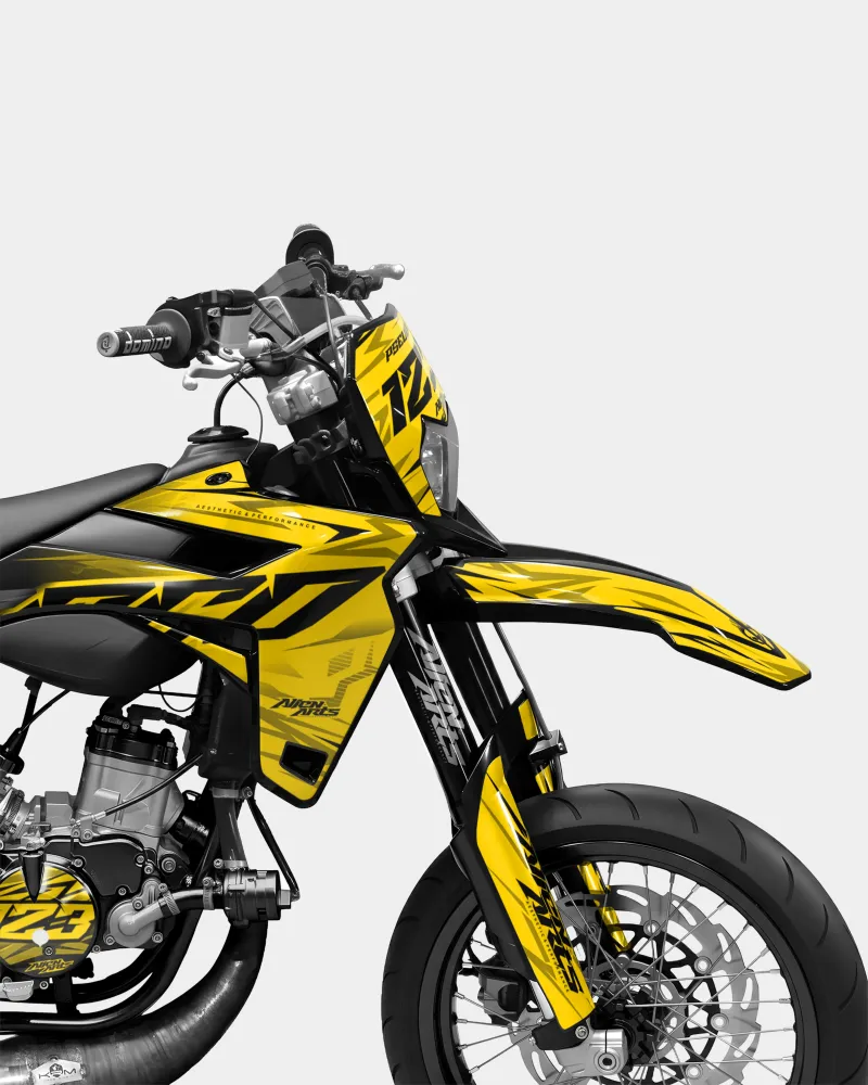 0RBIS - SHERCO 50cc decoratieset - Donkergeel