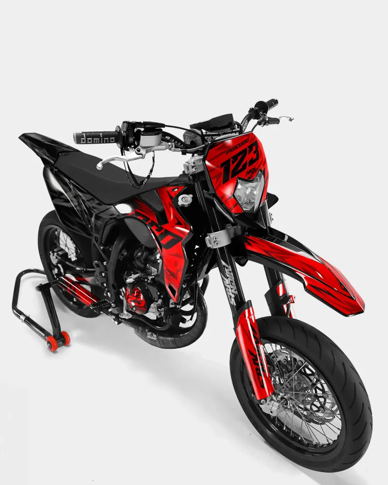0RBIS - SHERCO 50cc decoratieset - Rood