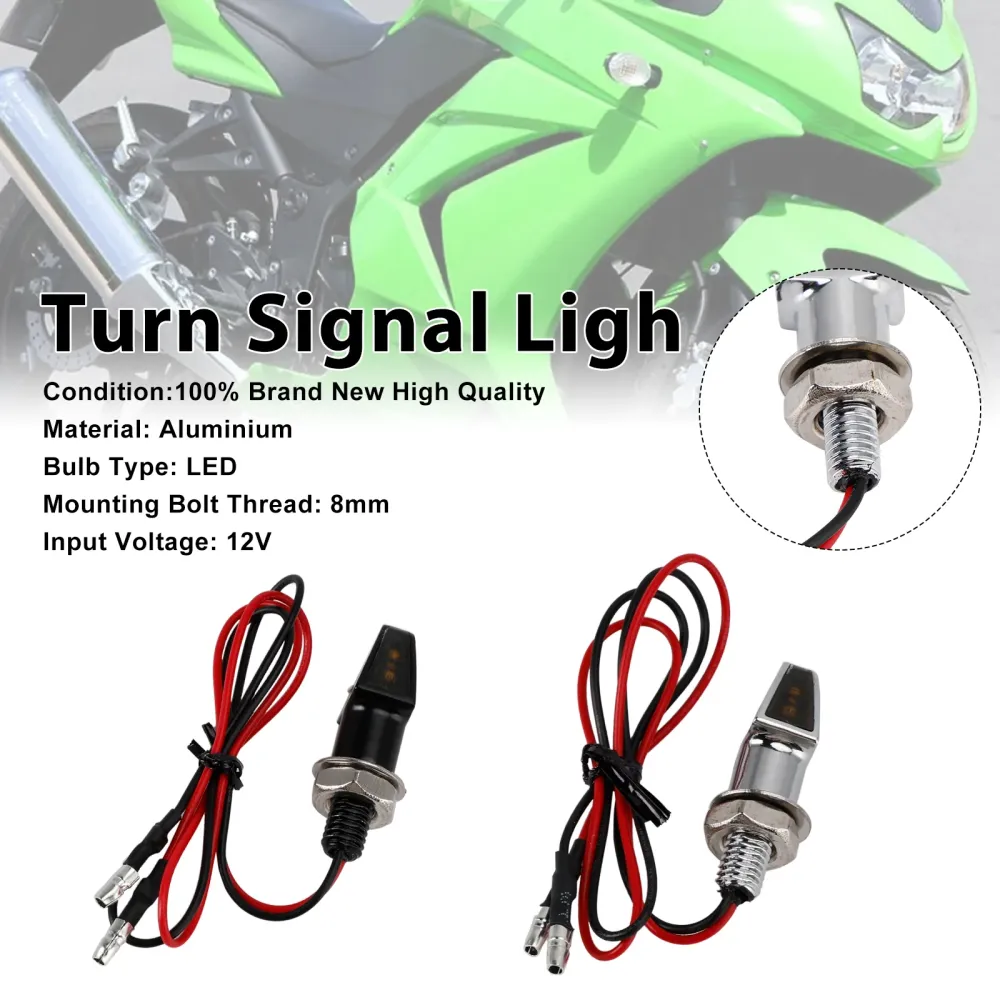 12V LED-richtingaanwijzer 8 mm universele motorfiets voor Yamaha
