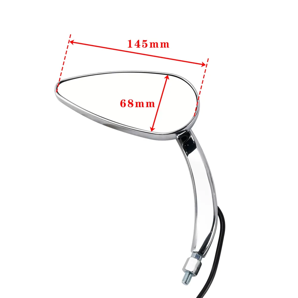 1990-2021 Electra Street Road Glide chroom op maat gemaakte LED-richtingaanwijzerspiegels
