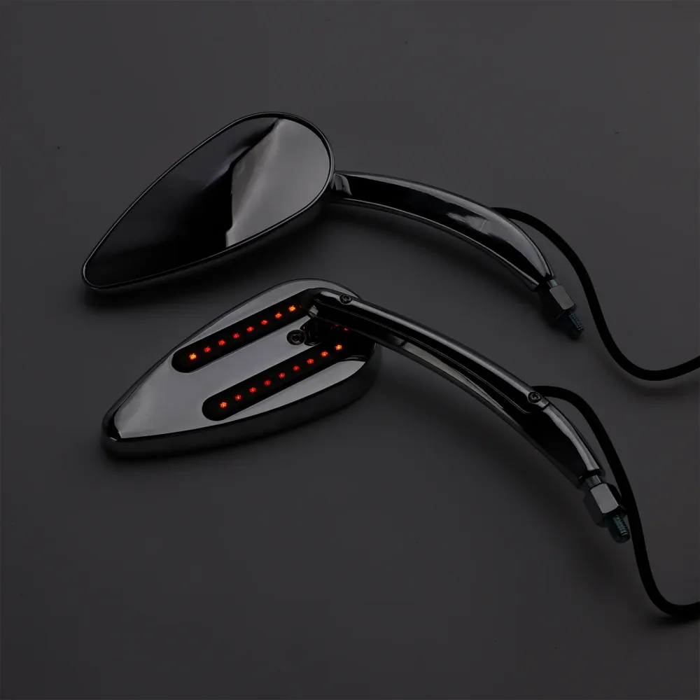 1990-2021 Electra Street Road Glide chroom op maat gemaakte LED-richtingaanwijzerspiegels