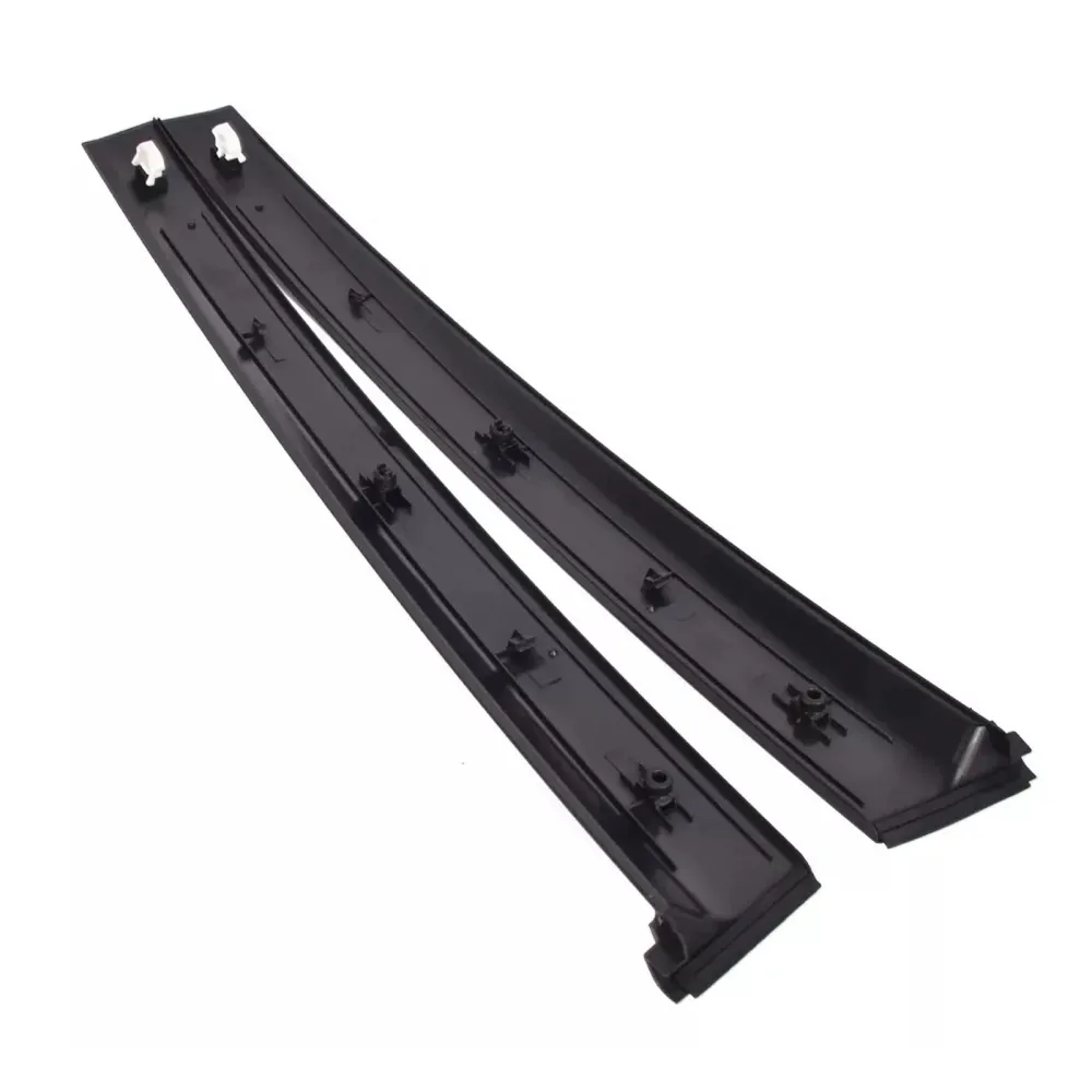 1992-1995 Honda Civic 2/3 deurs coupé en hatchback links&Set sierlijsten rechterdeur SLJ-1173A-BK