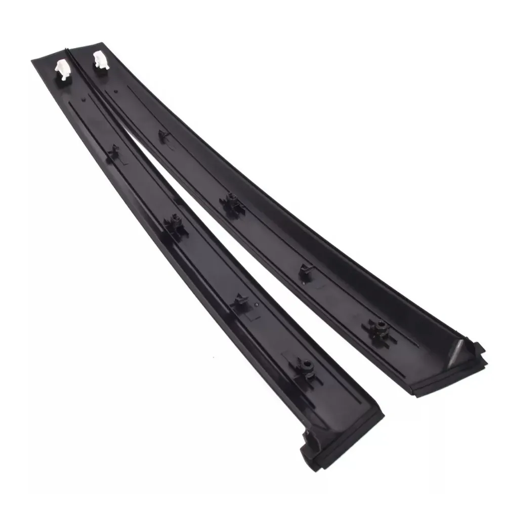1992-1995 Honda Civic 2/3 deurs coupé en hatchback links&Set sierlijsten rechterdeur SLJ-1173A-BK
