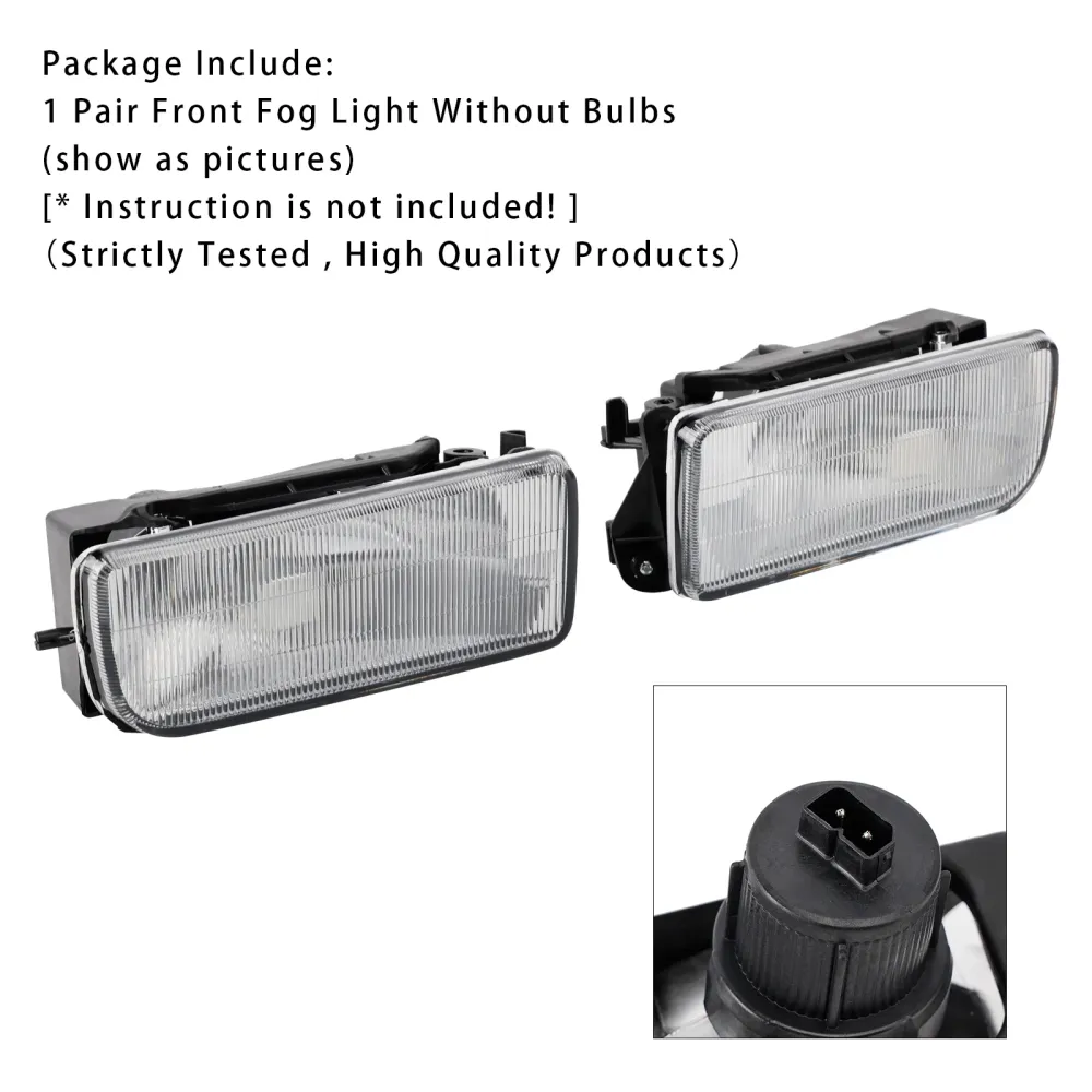 1992-1998 BMW E36 3-serie paar voorbumper mistlampen zonder lampen