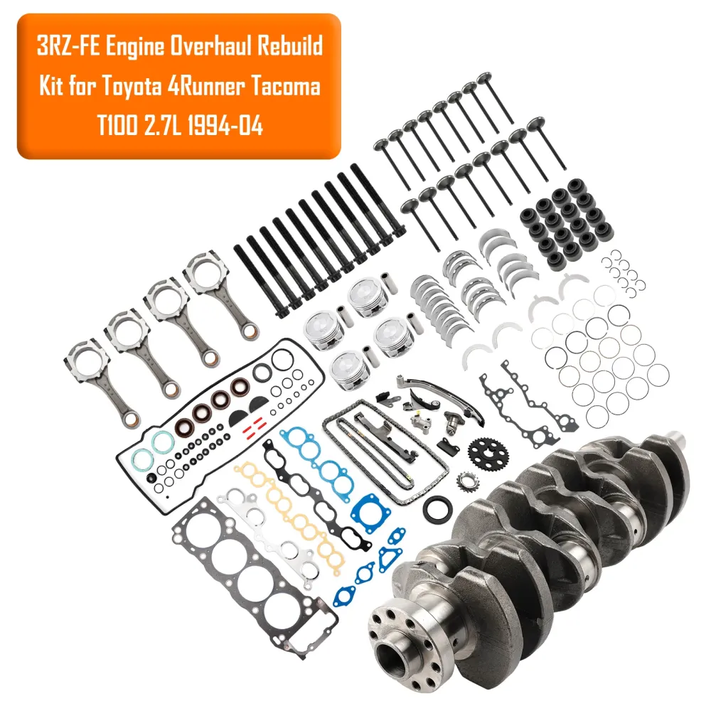 1994-1998 Toyota T100 2.7L 2694CC l4 DOHC 3RZ-FE Motorrevisie Rebuild Kit 13411-75901 3-3SRH106