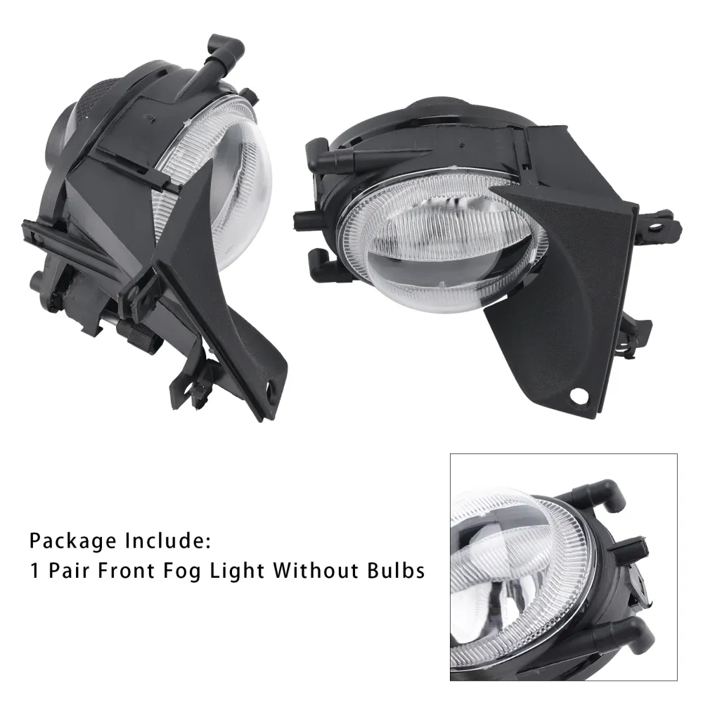 1999-2003 BMW E39 5-serie paar voorbumper mistlampen zonder lampen