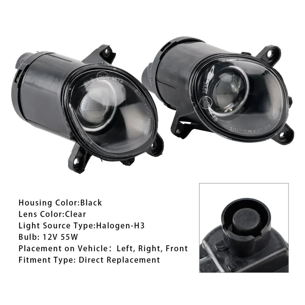 2001-2005 Volkswagen PASSAT 3BG B5 paar voorbumper rijden mistlamp lampen