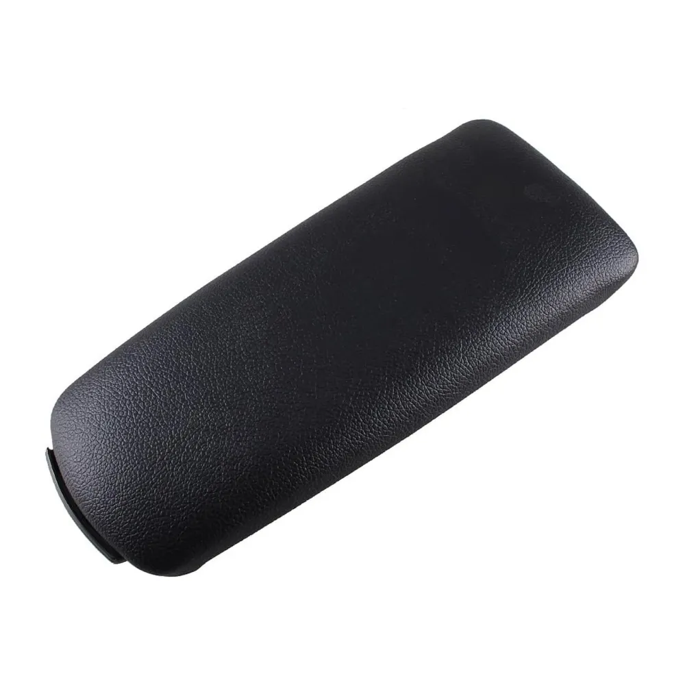 2001-2008 Audi A4 B6 B7 Zwart lederen armsteun middenconsole deksel 8E0864245E