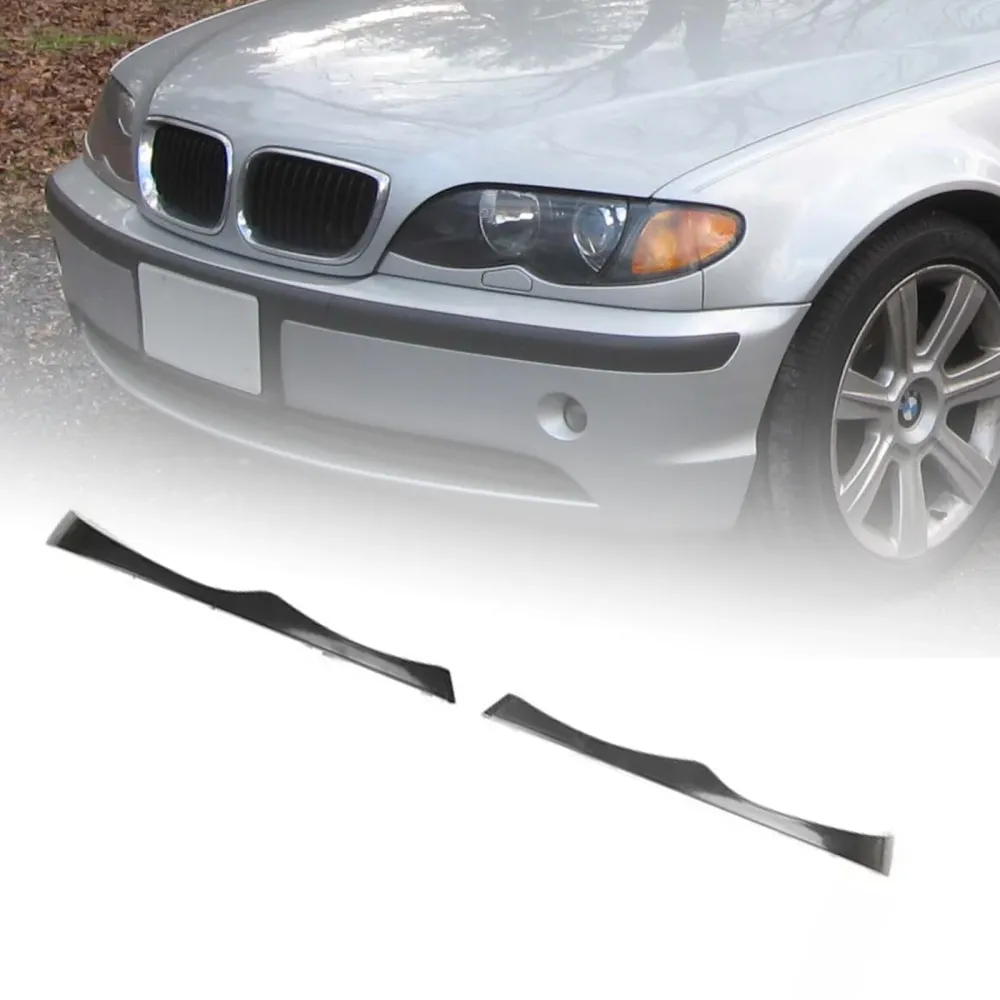 2002-2005 BMW E46 330i 330Xi 325i 325Xi 2 STUKS Bovenste Koplamp Cover Strips