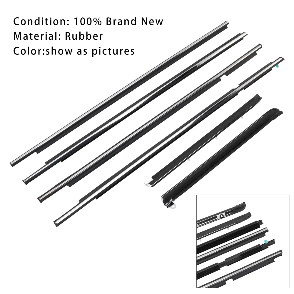 2003-2009 Toyota Lexus GX470 6 stuks kwart & Deurbandlijst Weerstrip