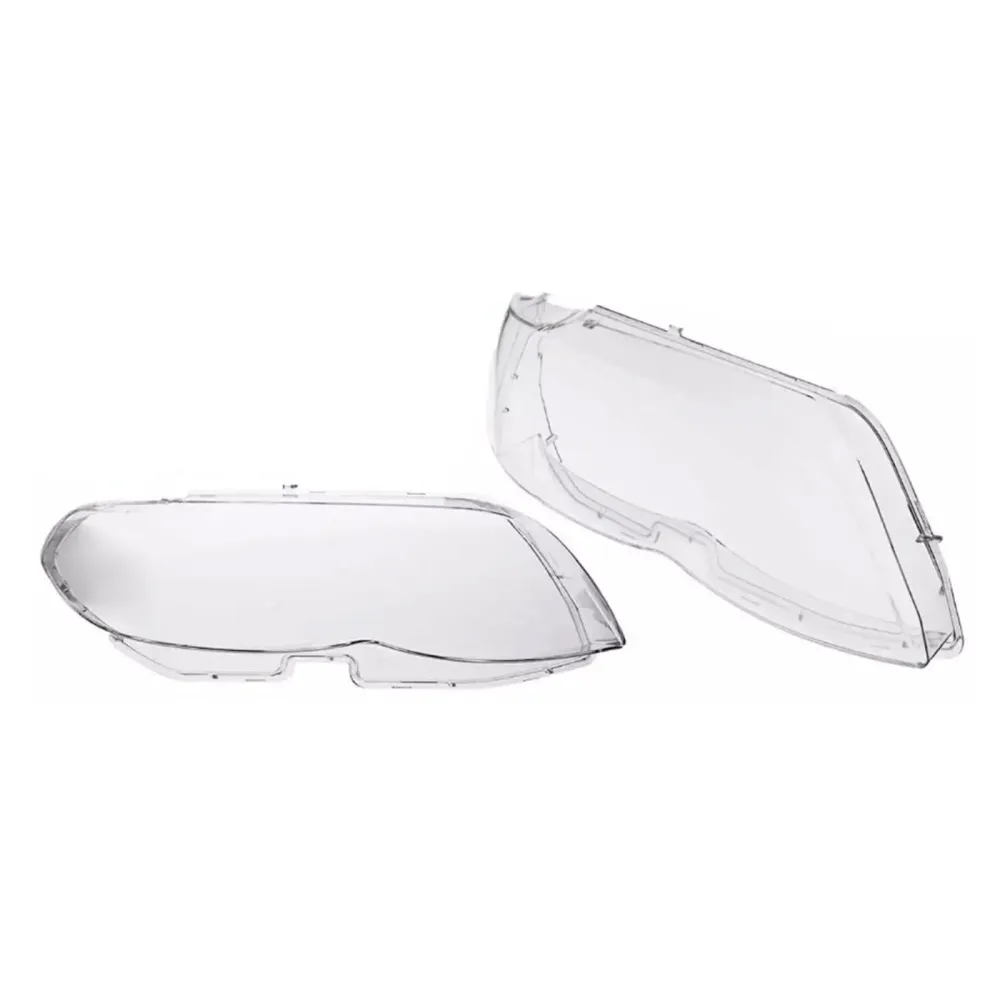 2004-2006 BMW X5 E53 2PCS koplampglas helder deksel