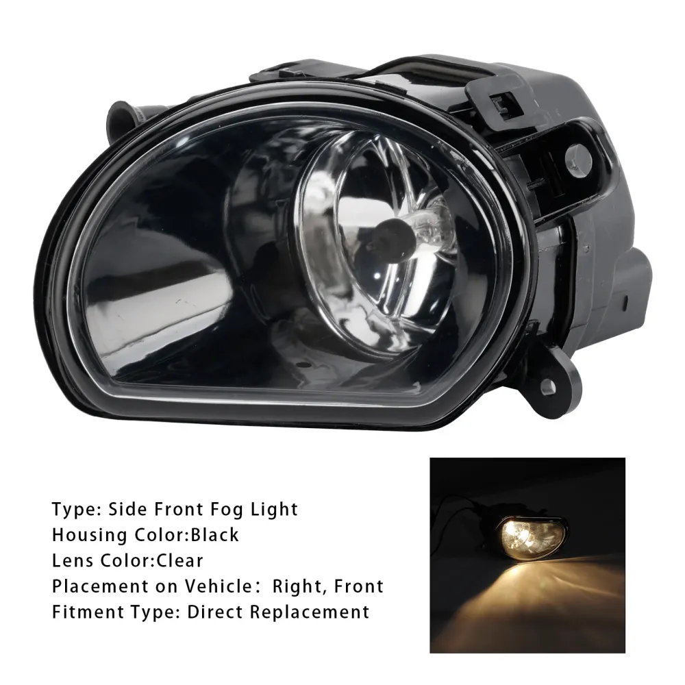 2004-2007 Audi A8 D3 1 stuks rechter bestuurderszijde voorbumper mistlamp