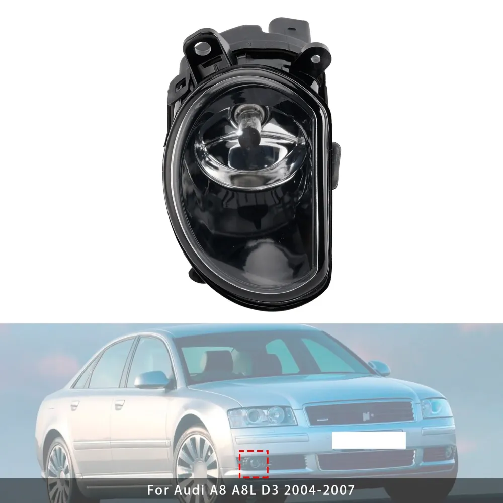 2004-2007 Audi A8 D3 1 stuks rechter bestuurderszijde voorbumper mistlamp