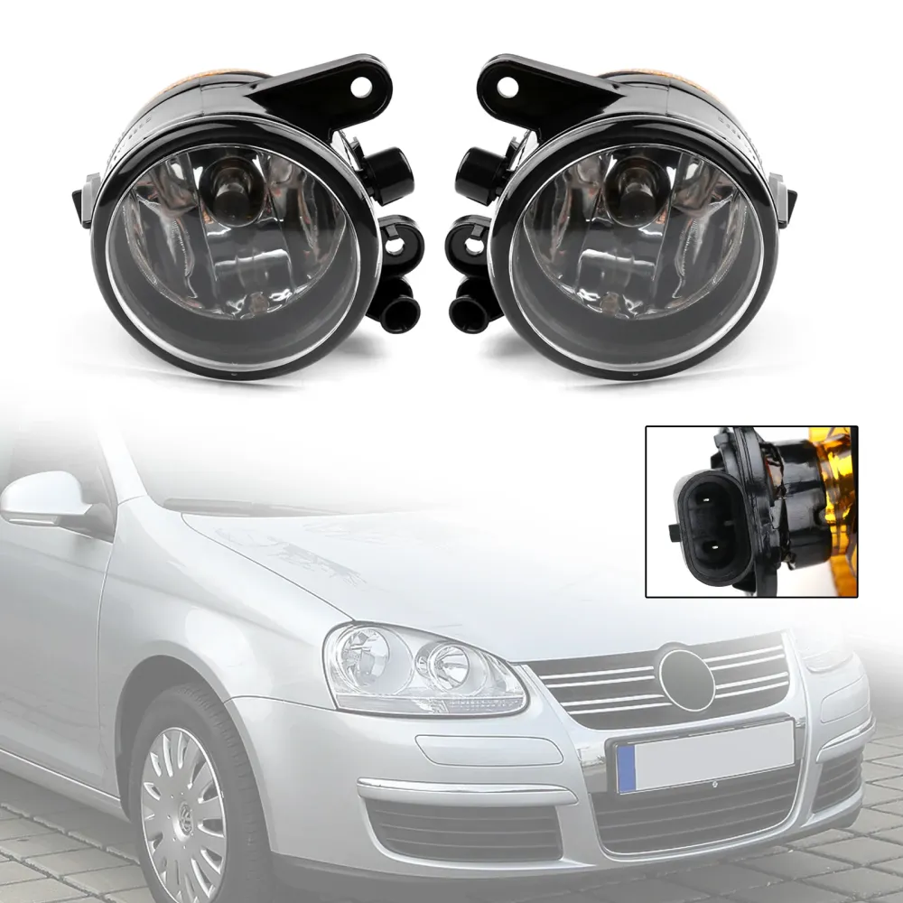 2004-2009 Volkswagen Golf 5 LH RH paar voorbumper mistlamp Amerikaanse versie