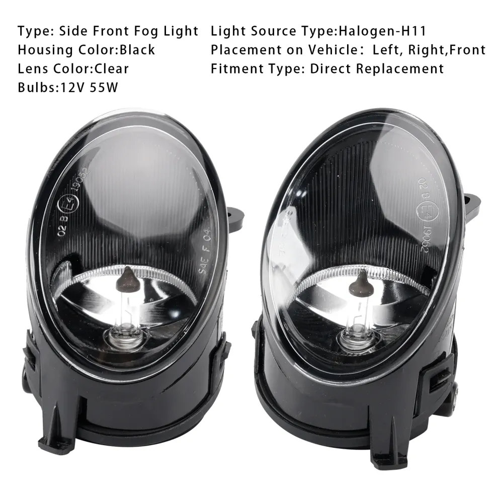 2005 2006 2007 2008 Audi A6 C6 paar voorbumper rijden mistlamp