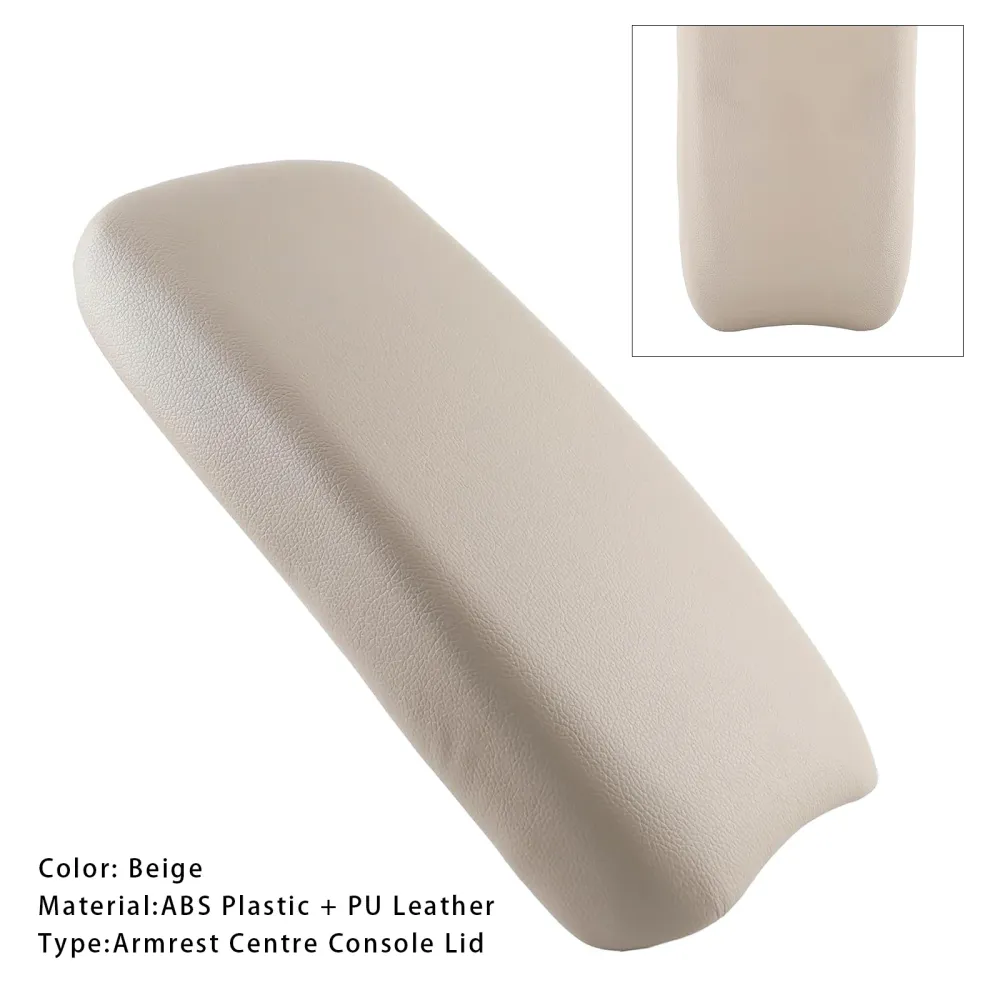2006-2009 Honda CIVIC beige lederen armsteun middenconsoledeksel