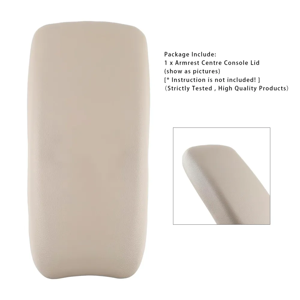 2006-2009 Honda CIVIC beige lederen armsteun middenconsoledeksel