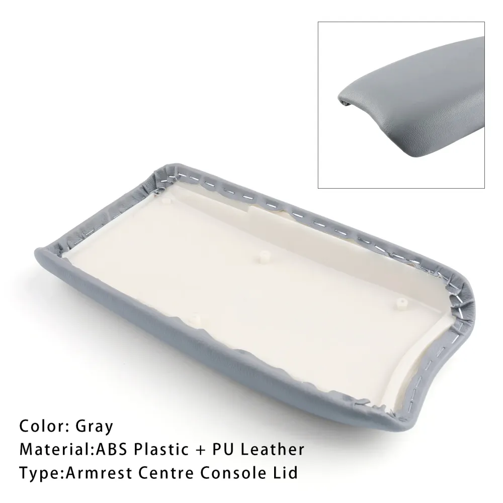 2006-2009 Honda CIVIC grijs lederen armsteun middenconsoledeksel