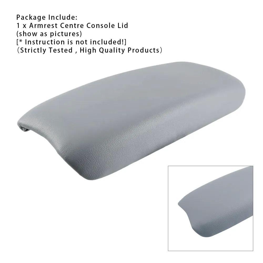 2006-2009 Honda CIVIC grijs lederen armsteun middenconsoledeksel