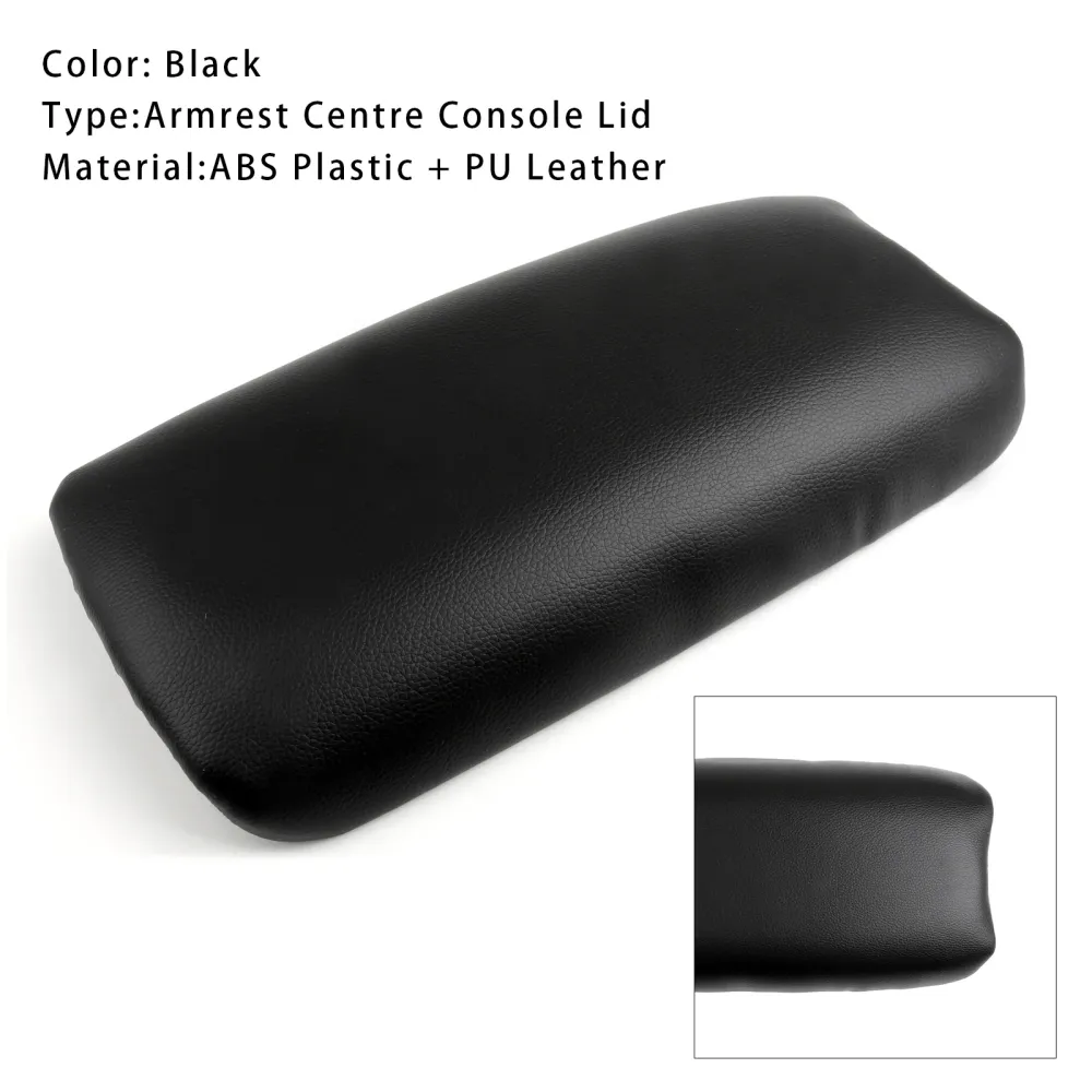 2006-2009 Honda CIVIC zwart lederen armsteun middenconsoledeksel