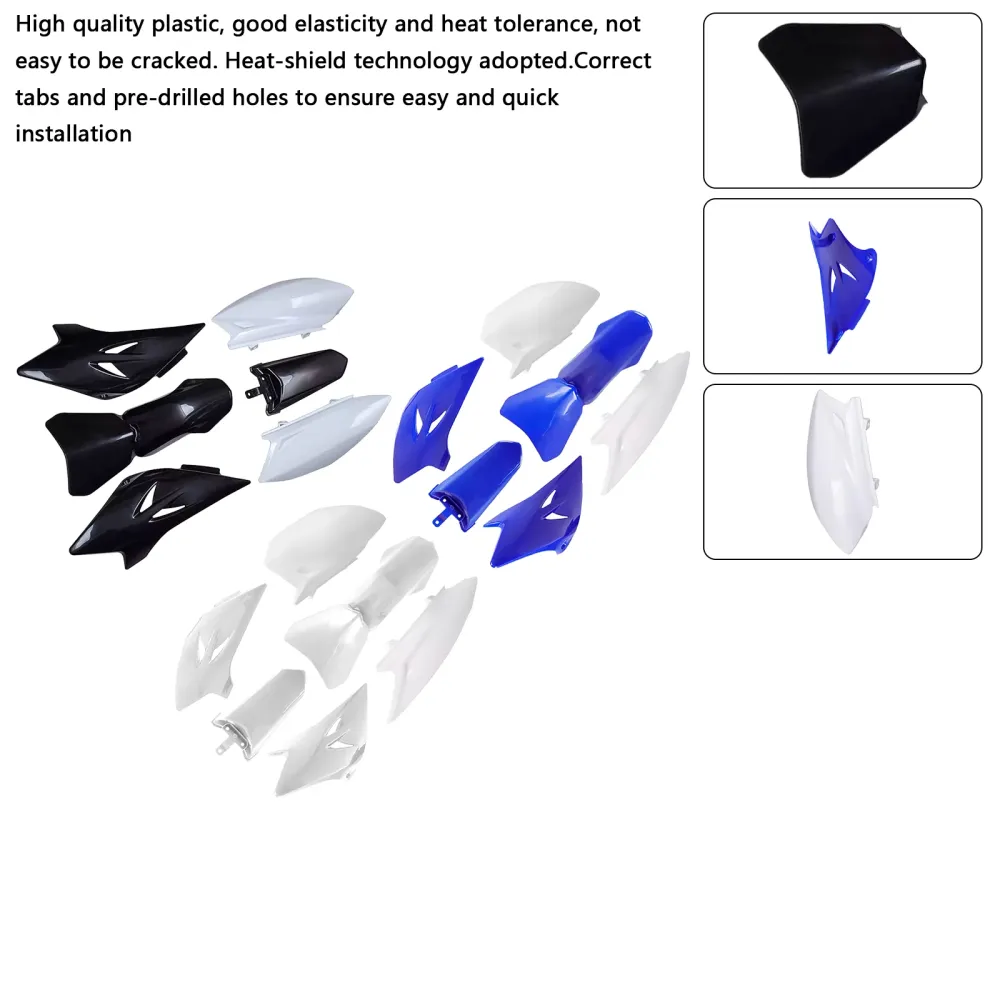 2006-2021 Yamaha TTR50 kunststof carrosseriekit voor-achterspatbordkuip