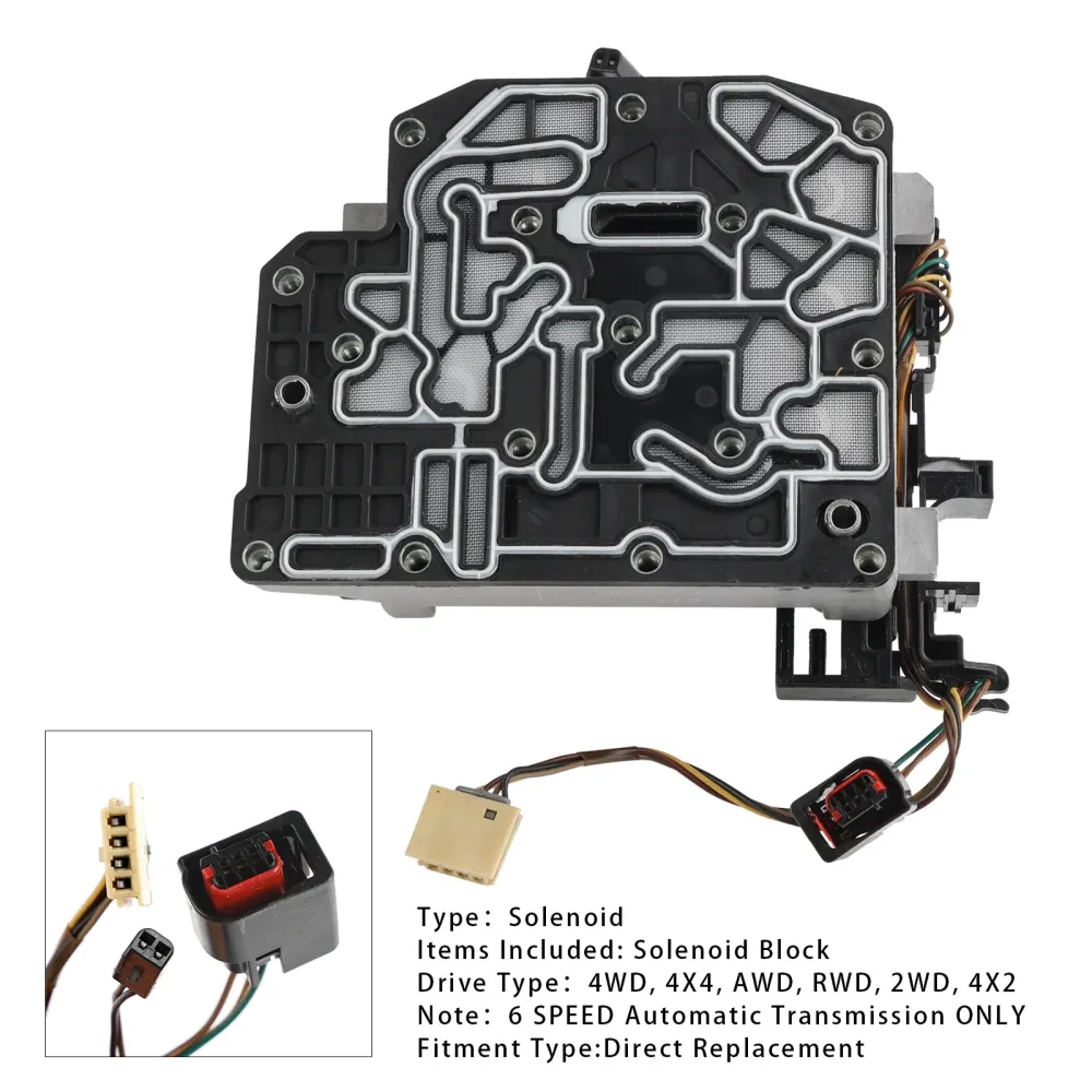 2006-UP CHRYSLER/DODGE/VOLKSWAGEN/FIAT/LANCIA (ALLEEN 6 VERSNELLINGEN) 62TE Transmissie Solenoïde Blok 68376696AA
