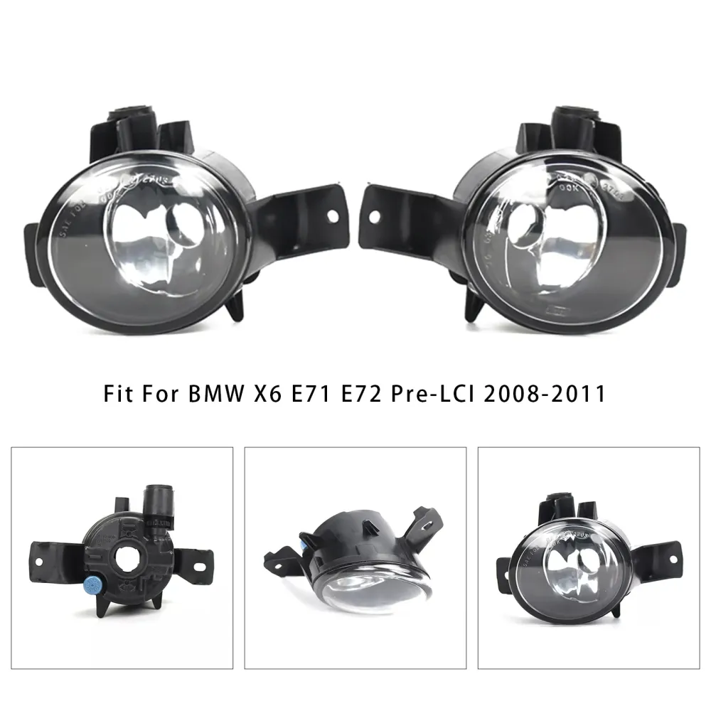 2008-2011 BMW X6 E71 E72 Paar mistlampen vóór zonder lampen 63177187631