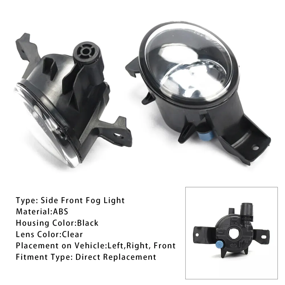 2008-2011 BMW X6 E71 E72 Paar mistlampen vóór zonder lampen 63177187631